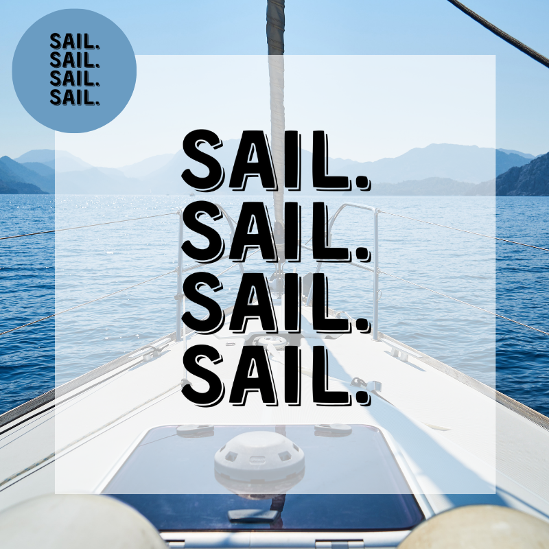 SAIL. SAIL. SAIL. SAIL. Water Bottle