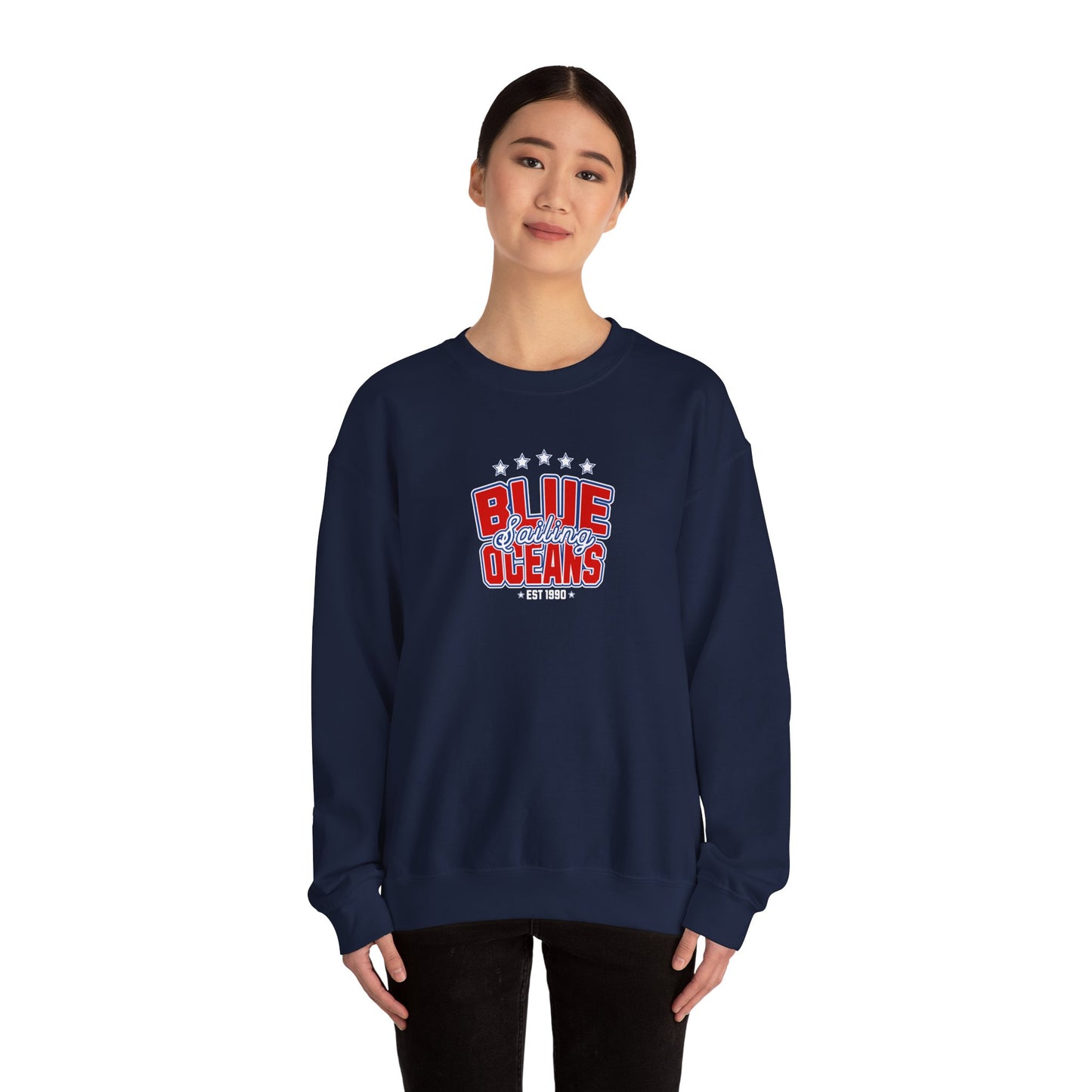 Unisex Heavy Blend™ Crewneck Sweatshirt Women - Sunny Sailing Days