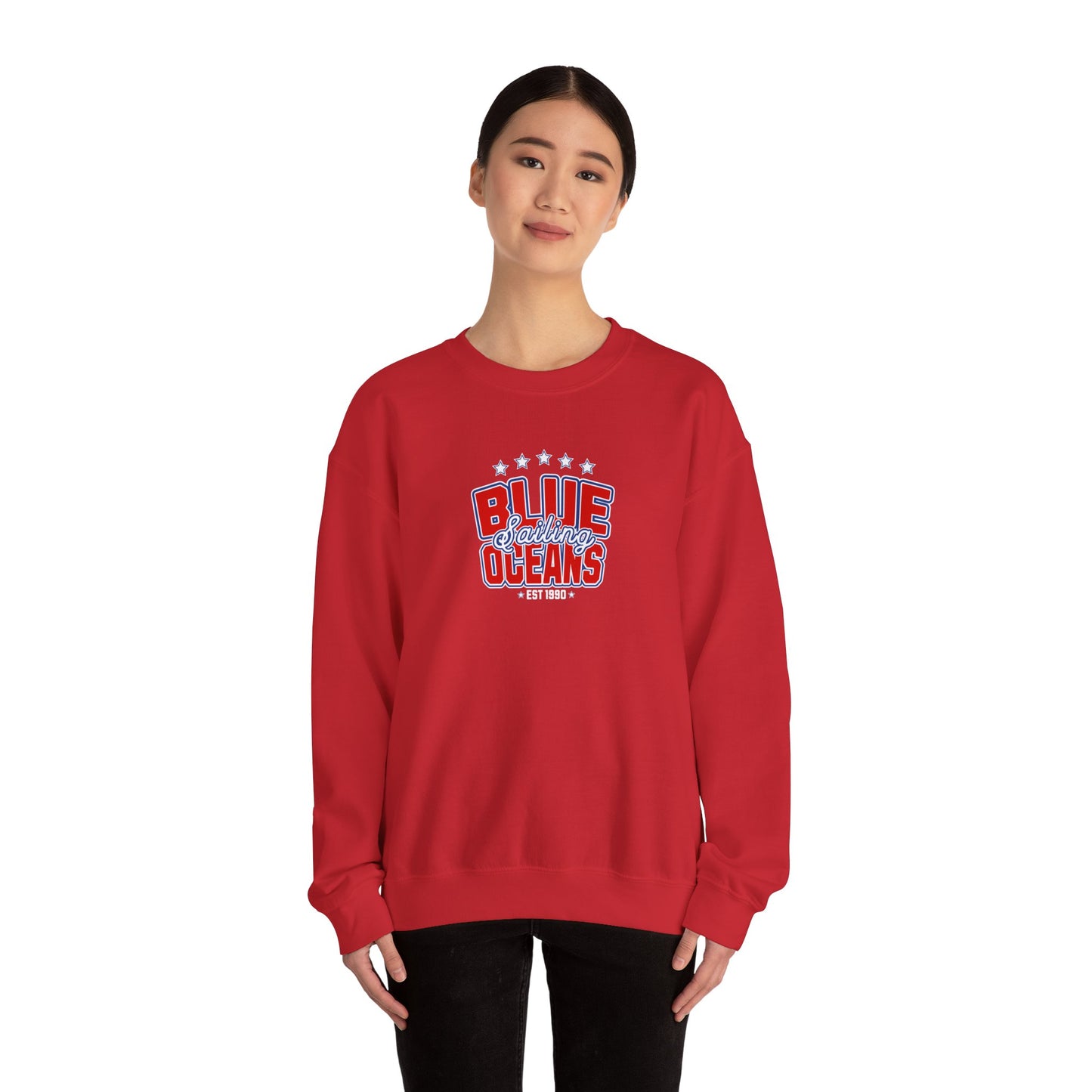 Unisex Heavy Blend™ Crewneck Sweatshirt Women - Sunny Sailing Days