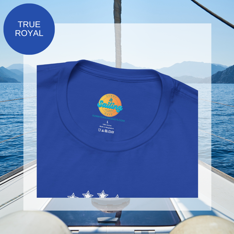 Men's Tee - Blue Oceans Sailing - Sunny Sailing Days