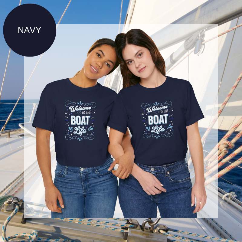 Women's Tee - Boat Life - Sunny Sailing Days