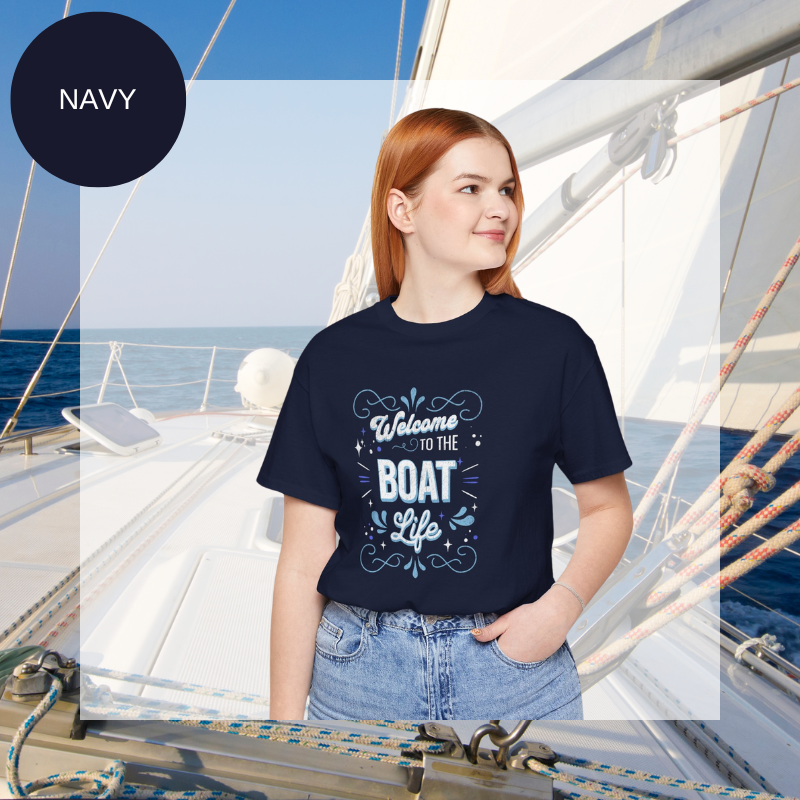 Women's Tee - Boat Life - Sunny Sailing Days