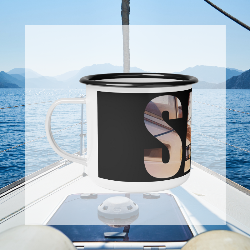 Enamel Mug - Sailing The Elements - Sunny Sailing Days