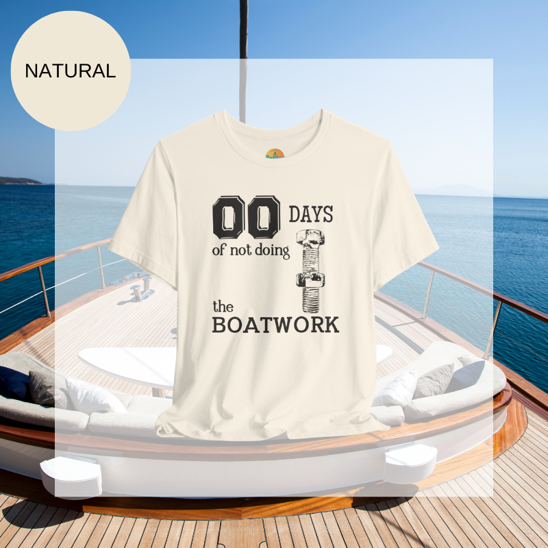 Men's Boatwork Tee | Zero Days T-Shirt | Sunny Sailing Days