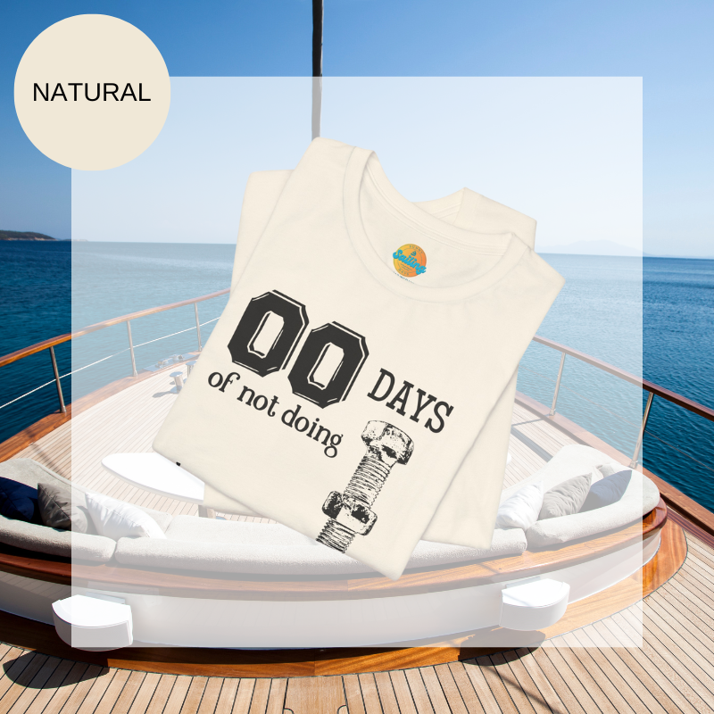 Men's Boatwork Tee | Zero Days T-Shirt | Sunny Sailing Days