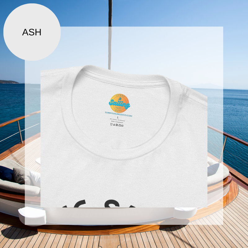 Classic Sailboat T-Shirt | Men's Boatwork Tee | Sunny Sailing Days