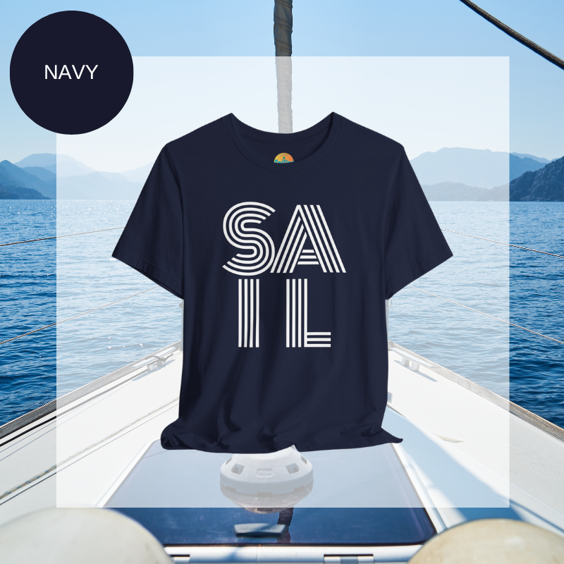 Men's Sail T-Shirt | Sail Men's Tee | Sunny Sailing Days