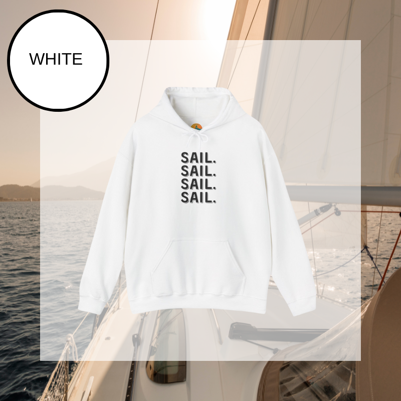 Men's Hoodie - SAIL. SAIL. SAIL. SAIL.