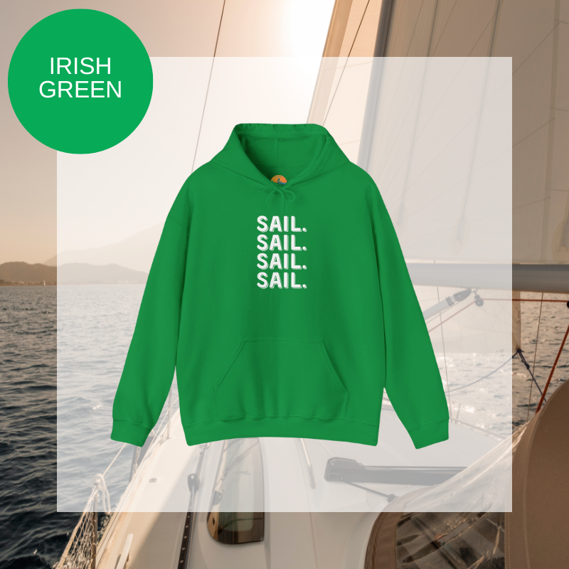 Men's Hoodie - SAIL. SAIL. SAIL. SAIL.