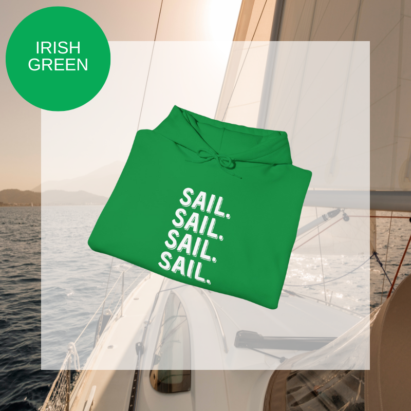 Men's Hoodie - SAIL. SAIL. SAIL. SAIL.