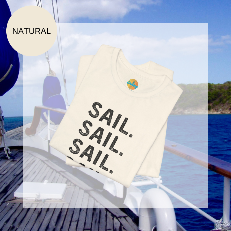 Sail Graphic T-Shirt | Men's Sailwear Tee | Sunny Sailing DaysSail Graphic T-Shirt | Men's Sailwear Tee | Sunny Sailing Days