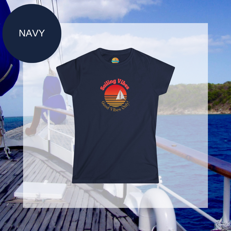 Women's Sailing Tee | Women's Fitted T-Shirt | Sunny Sailing Days