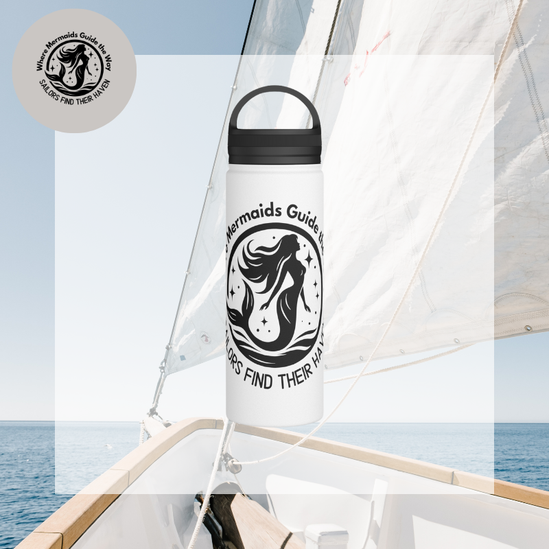 Mermaid Water Bottle | Guided Water Bottle | Sunny Sailing Days