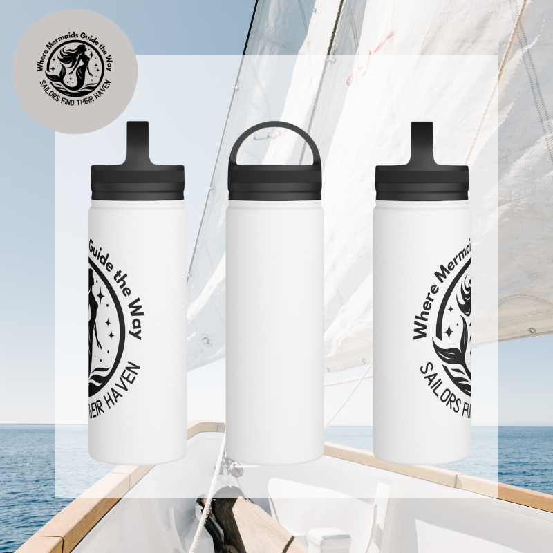 Mermaid Water Bottle | Guided Water Bottle | Sunny Sailing Days