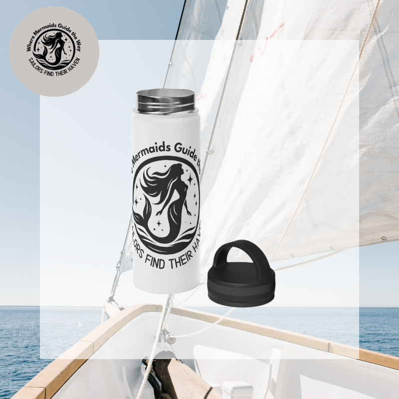 Mermaid Water Bottle | Guided Water Bottle | Sunny Sailing Days