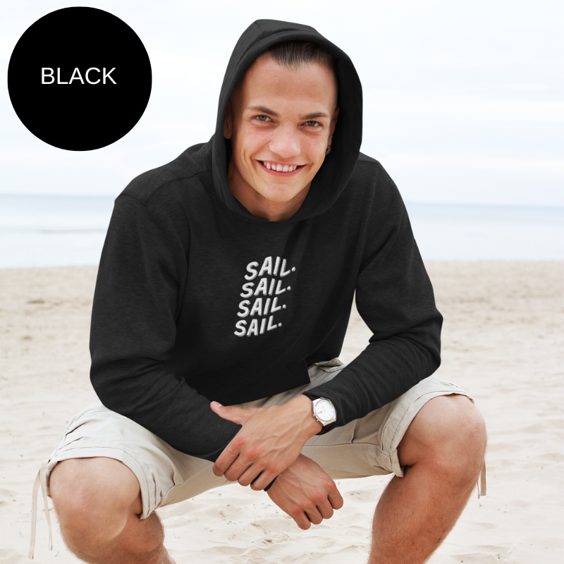 Men's Hoodie - SAIL. SAIL. SAIL. SAIL.