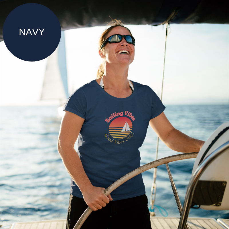 Women's Sailing Tee | Women's Fitted T-Shirt | Sunny Sailing Days