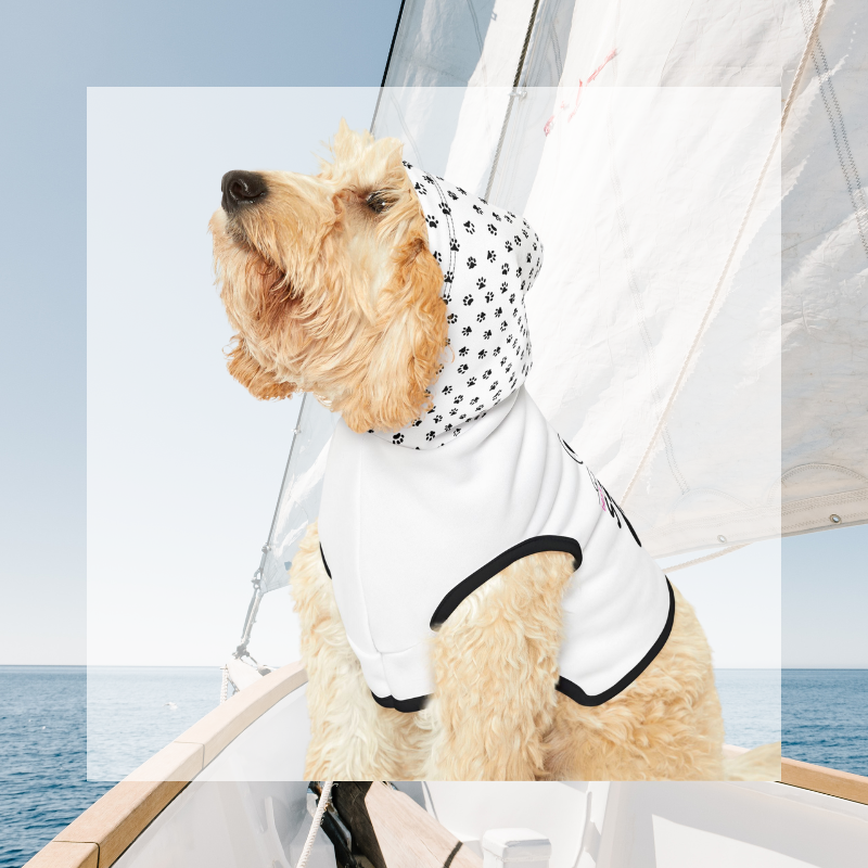 Salty Paws Hoodie - Best Salty Dog Ever - Sunny Sailing Days