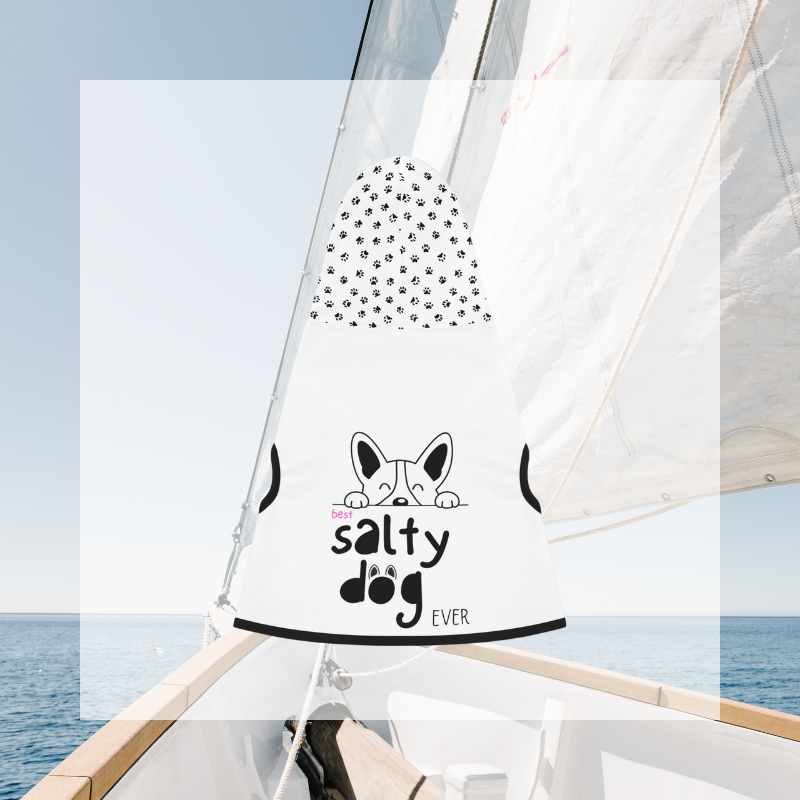 Salty Paws Hoodie - Best Salty Dog Ever - Sunny Sailing Days