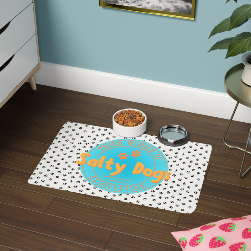 Pet Food Mat - Salty Dogs Association - Sunny Sailing Days