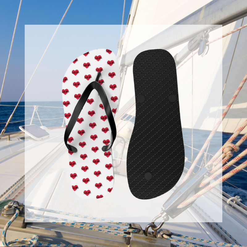 Flip Flops - Sailing Heart - Sunny Sailing Days