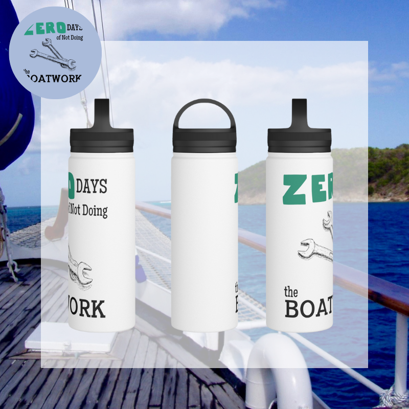 Leakproof Stainless Bottle | Boatwork Ready Bottle | Sunny Sailing Days