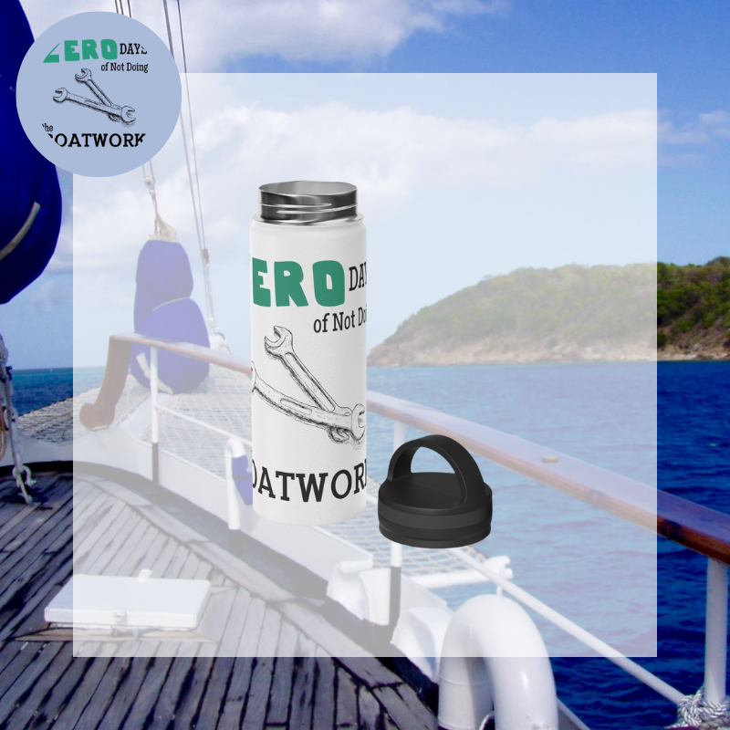 Leakproof Stainless Bottle | Boatwork Ready Bottle | Sunny Sailing Days