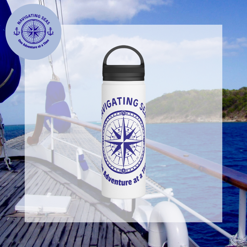 Adventure Water Bottle | Travel Water Bottle | Sunny Sailing Days