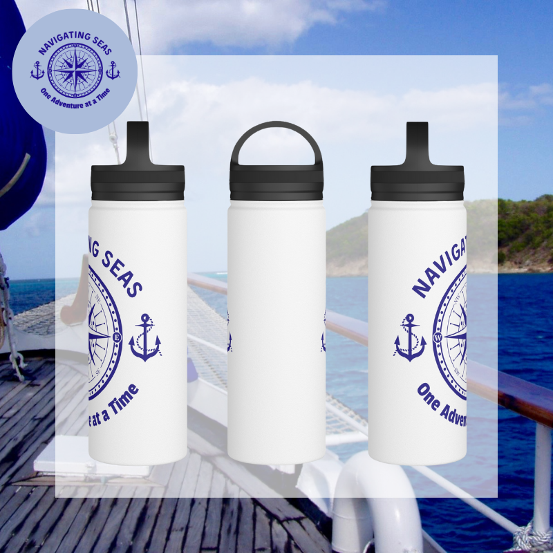 Adventure Water Bottle | Travel Water Bottle | Sunny Sailing Days