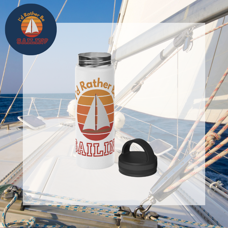 Nautical Water Bottle | Durable Stainless Bottle | Sunny Sailing Days