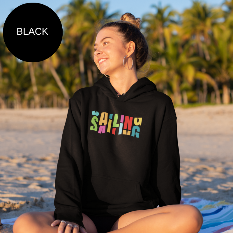 Women's Hoodie - Colorful Sailing