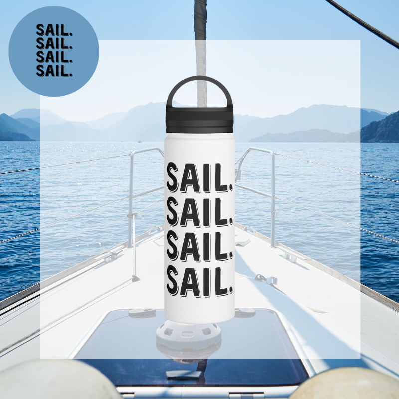 Elegant Steel Water Bottle | Steel Water Bottle | Sunny Sailing Days