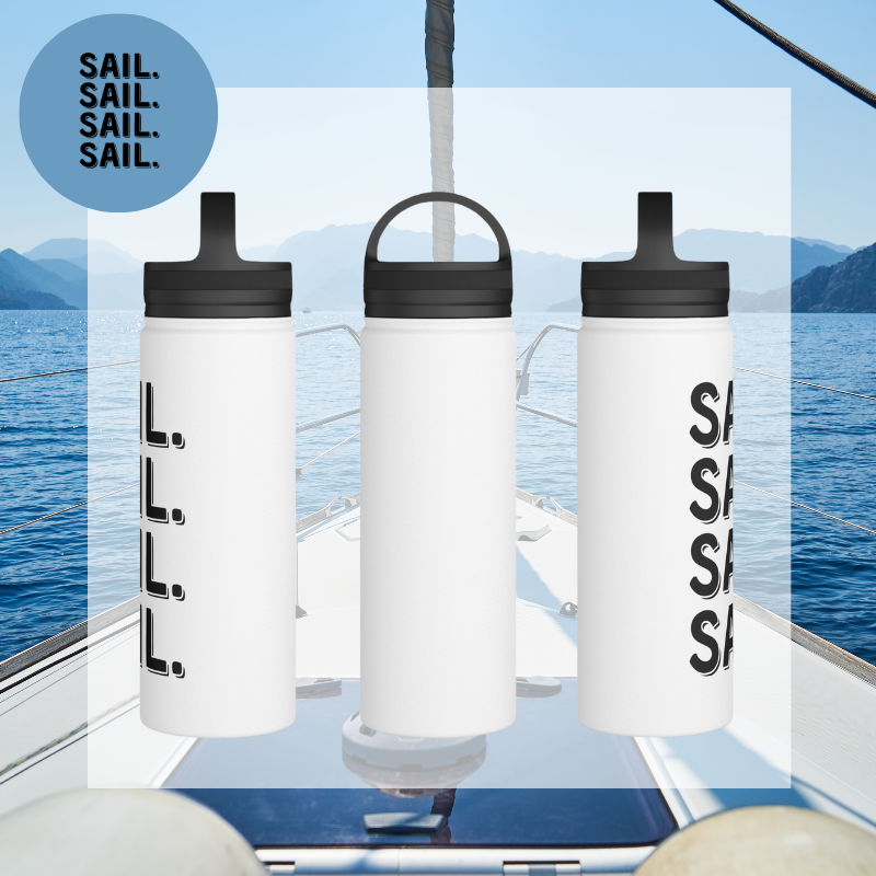 Elegant Steel Water Bottle | Steel Water Bottle | Sunny Sailing Days