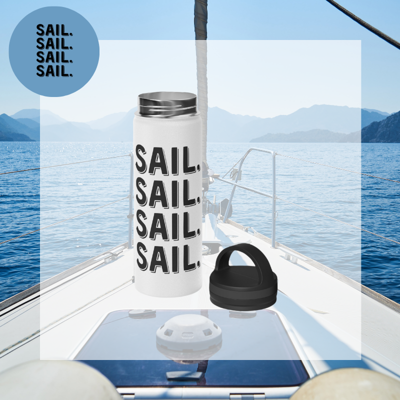 Elegant Steel Water Bottle | Steel Water Bottle | Sunny Sailing Days