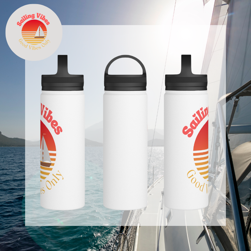 Good Vibes Bottle | Sailing Water Bottle | Sunny Sailing Days