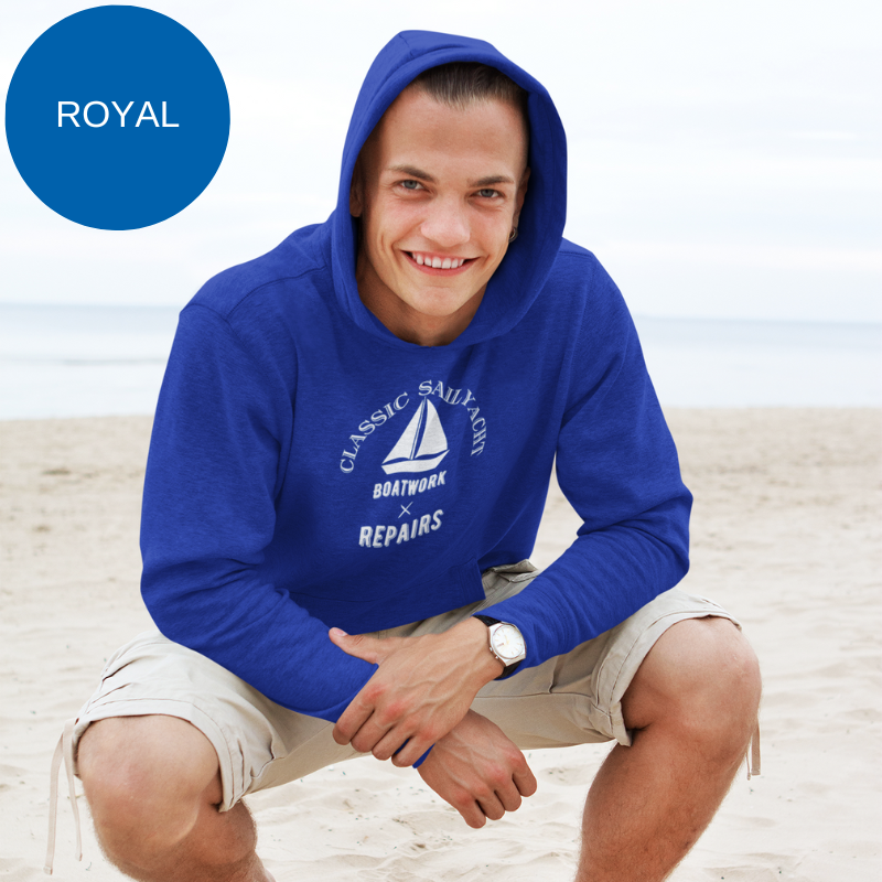 Men's Hoodie - Classic Sail Yacht Boatwork and Repairs