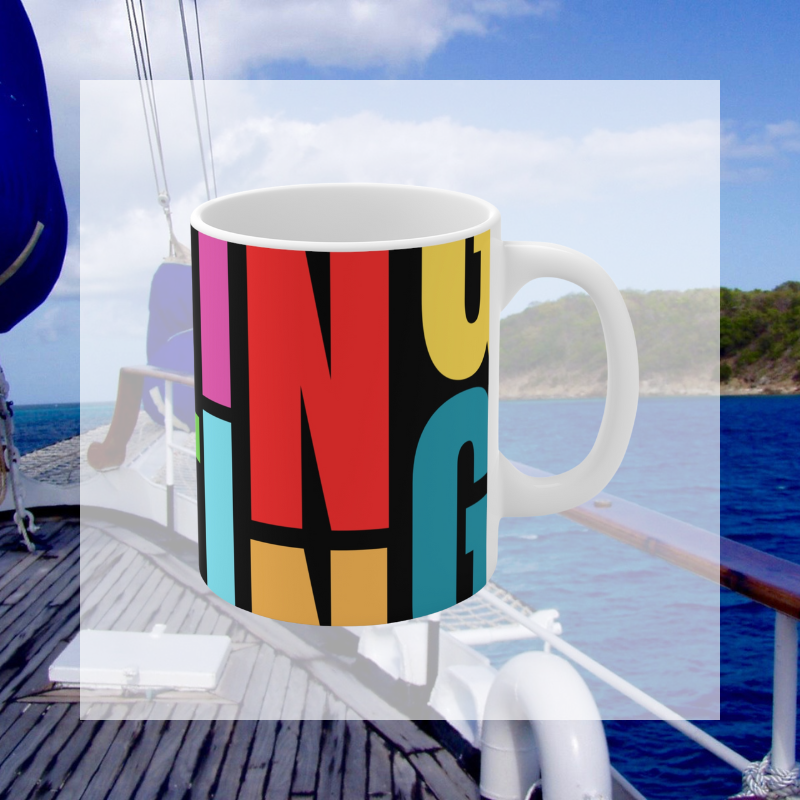 Coffee Mug - Colorful Sailing - Sunny Sailing Days