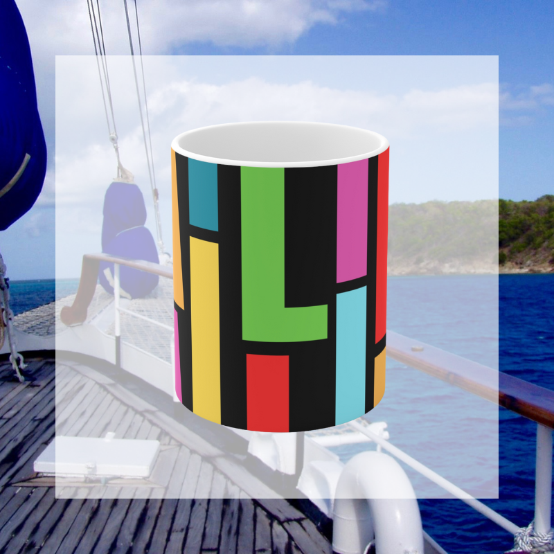 Coffee Mug - Colorful Sailing - Sunny Sailing Days