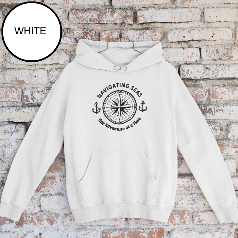 Men's Hoodie - Navigating Seas One Adventure at a Time