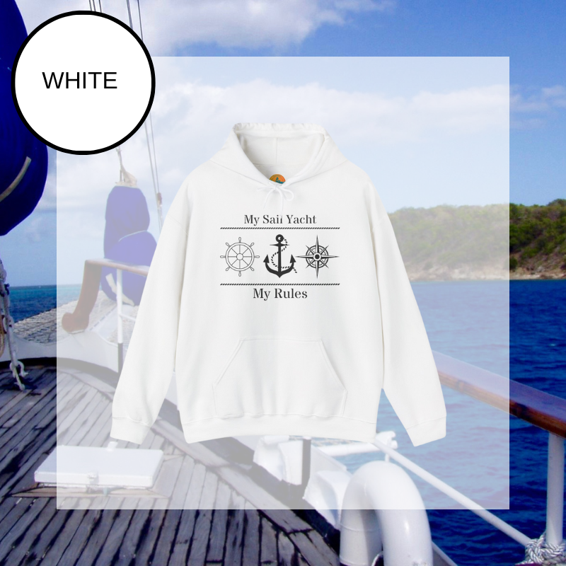 Men's Hoodie - My Sail Yacht My Rules