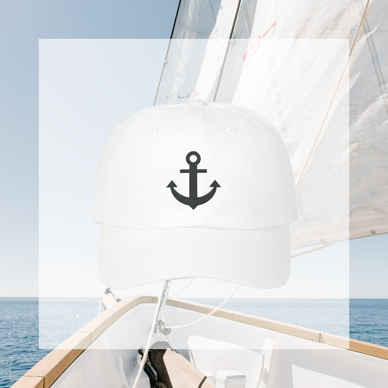 Classic Dad Cap - Anchor - Sunny Sailing Days