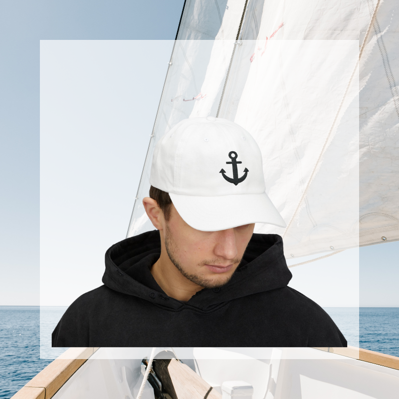 Classic Dad Cap - Anchor - Sunny Sailing Days