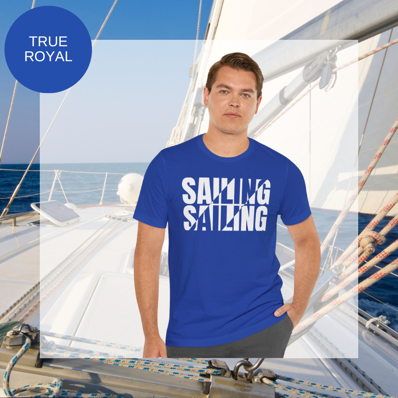 Men's Tee - Sailing - Sunny Sailing Days