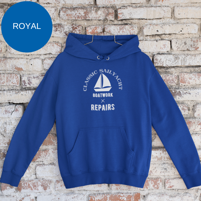 Men's Hoodie - Classic Sail Yacht Boatwork and Repairs