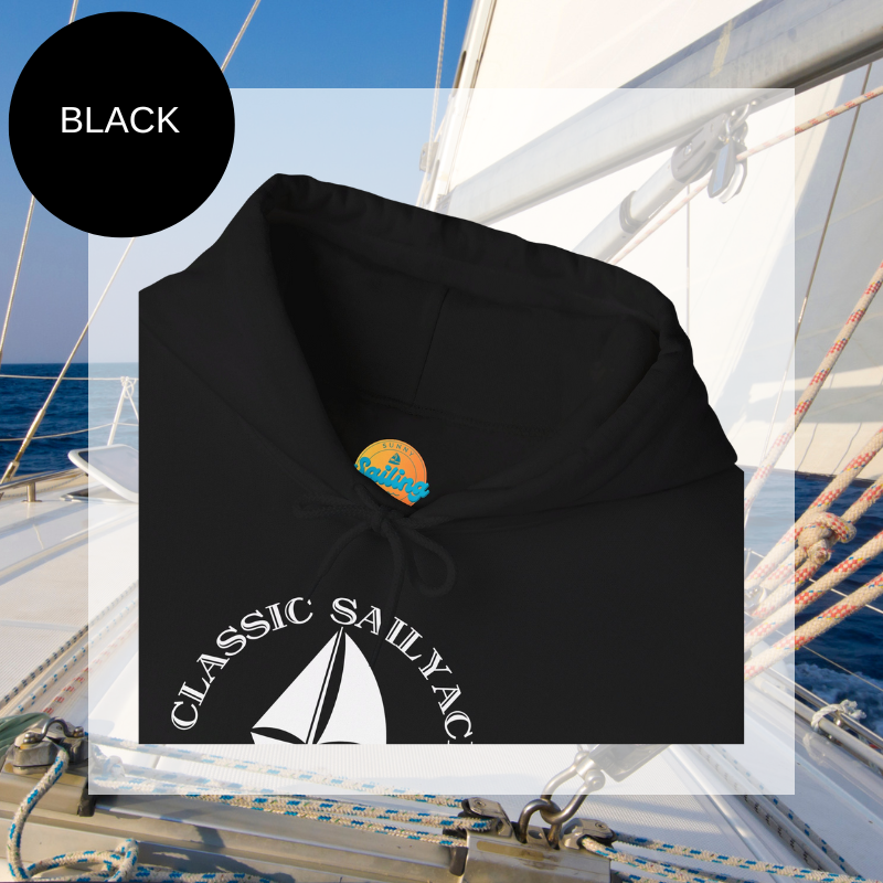 Men's Hoodie - Classic Sail Yacht Boatwork and Repairs