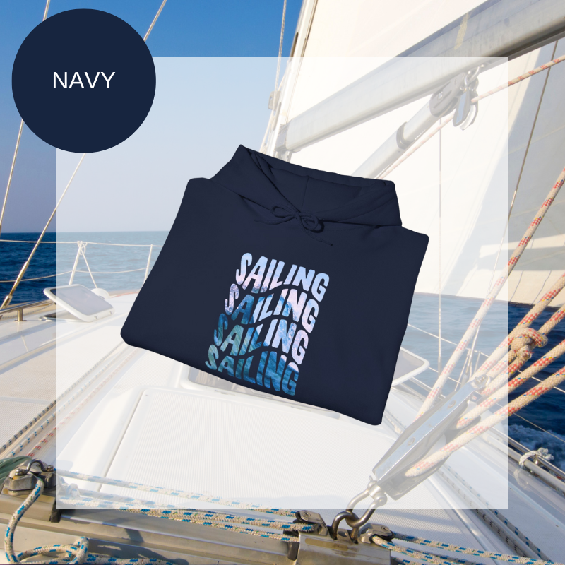 Men's Hoodie - Sailing Photo