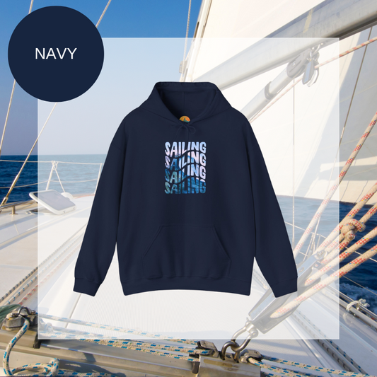 Men's Hoodie - Sailing Photo