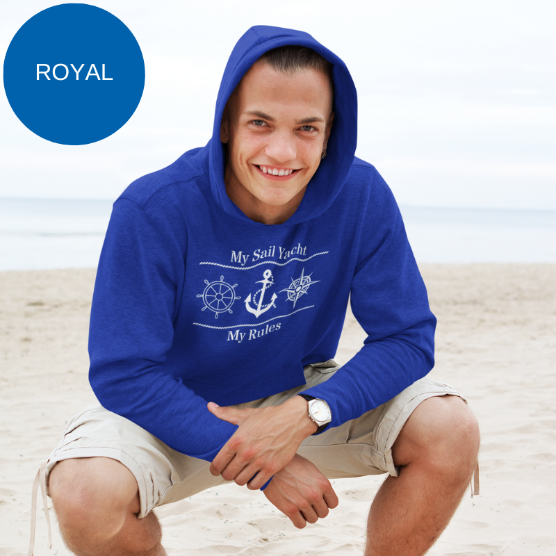 Men's Hoodie - My Sail Yacht My Rules