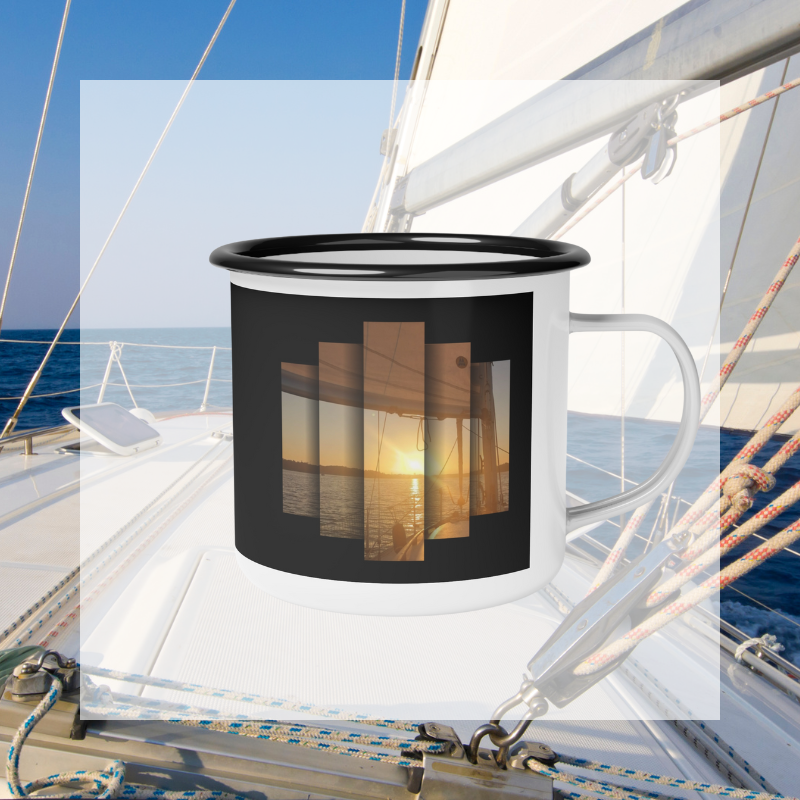 Enamel Mug - Find Your Bliss - Sunny Sailing Days