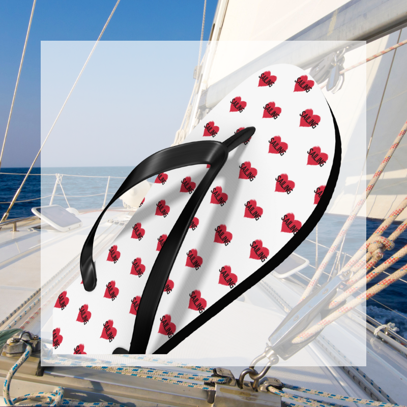 Flip Flops - Sailing Heart - Sunny Sailing Days